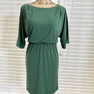 Jessica Simpson Size Small Sage Green Slit Sleeve Career Bodycon Career Dress